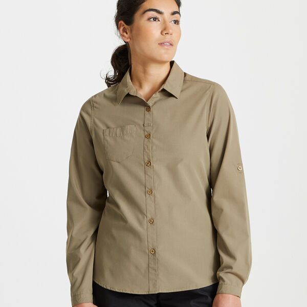 Craghoppers Expert Ladies Kiwi Long Sleeve Shirt Thumbnail